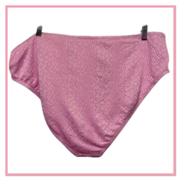 Time & Tru Size 2X Strawberry  Cream Swim Bottom - Picture 4 of 11